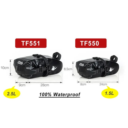 Waterproof Bike Saddle Bag 5L – 13L