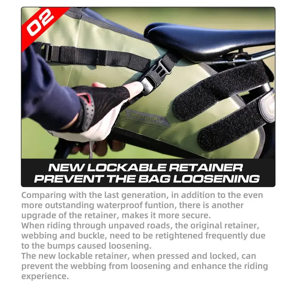 Waterproof Bike Saddle Bag 5L – 13L