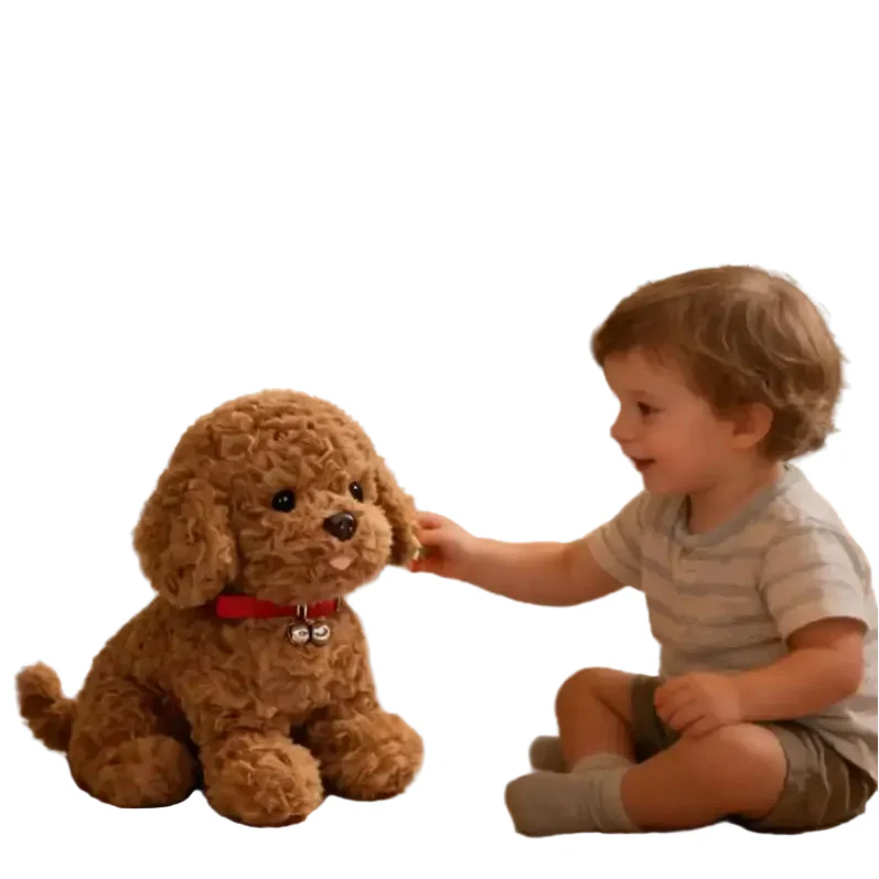 Robot Puppy Dog Interactive Plush Toy – Realistic Talking & Moving Electronic Pet