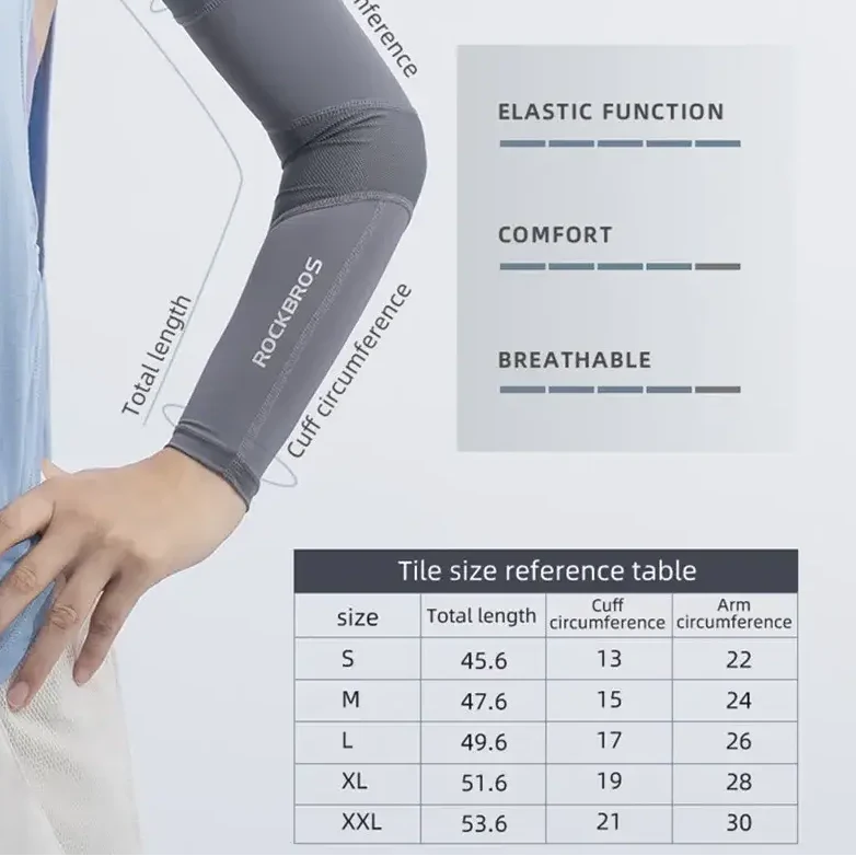 UV Protection Arm Sleeves for Outdoor Sports