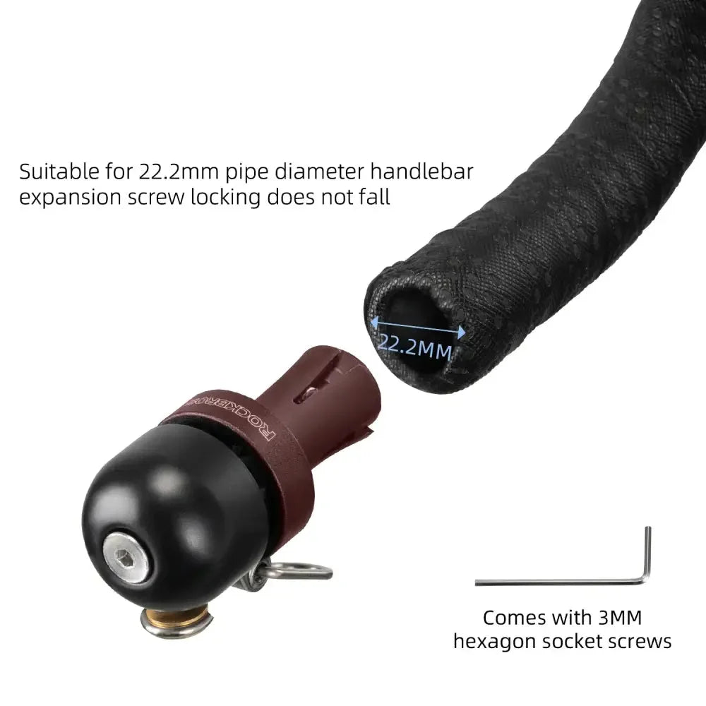 100dB Copper Alloy Bicycle Bell for 22.2mm Handlebars