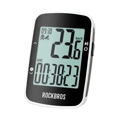 Rockbros Wireless Bluetooth GPS Bicycle Computer, IPX7 Waterproof Speedometer