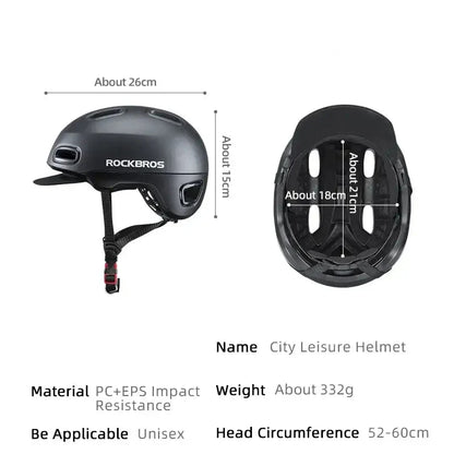 Bicycle Helmet with Brim (3 colours available)