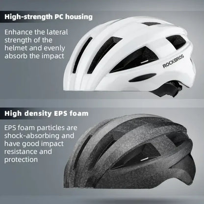 Rechargeable LED Bicycle Helmet with Rear Light (different colours available)