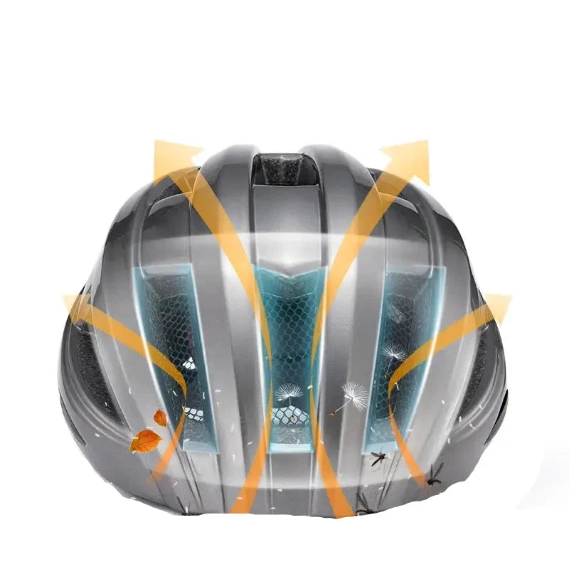 Rechargeable LED Bicycle Helmet with Rear Light (different colours available)