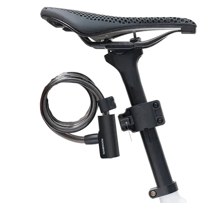 Portable Zinc Alloy Bicycle Cable Lock with Keys