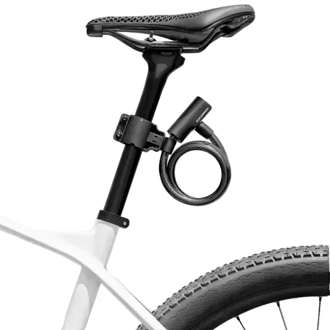 Portable Zinc Alloy Bicycle Cable Lock with Keys