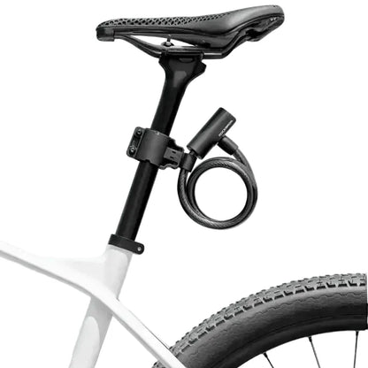 Portable Zinc Alloy Bicycle Cable Lock with Keys