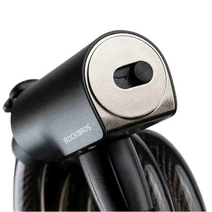 Portable Zinc Alloy Bicycle Cable Lock with Keys