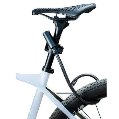 Portable Zinc Alloy Bicycle Cable Lock with Keys