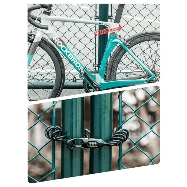 Rockbros Mini 3-Digit Combination Steel Cable Lock