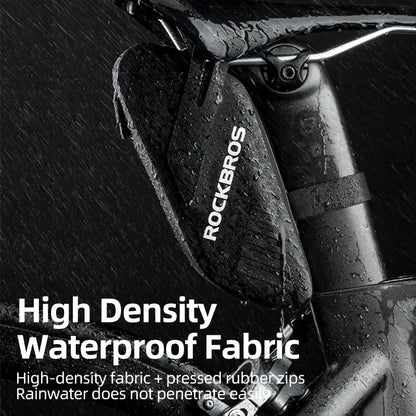 Waterproof Reflective Bicycle Rear Saddle Bag