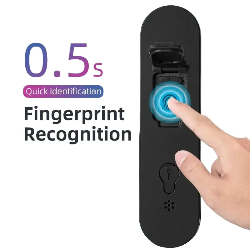 Rockbros Bluetooth Fingerprint Bicycle U-Lock