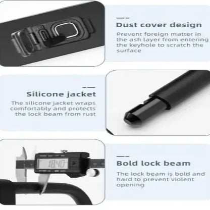 Rockbros Bluetooth Fingerprint Bicycle U-Lock