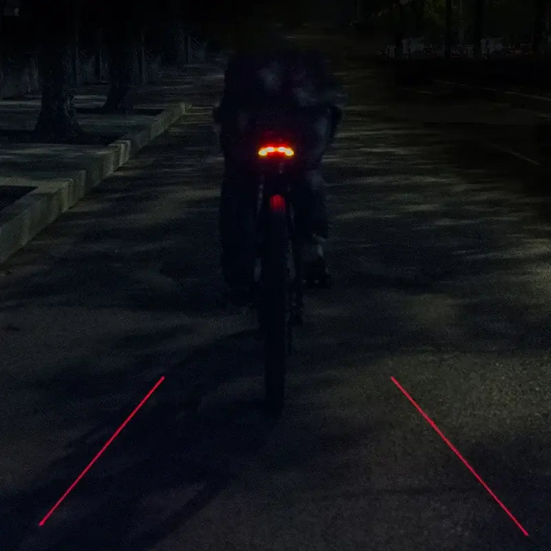 Wireless LED Bicycle Seatpost Tail Light with Remote Contro