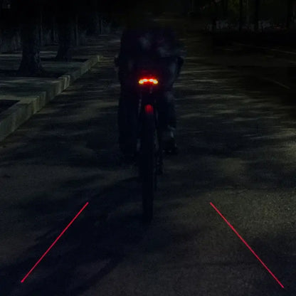 Wireless LED Bicycle Seatpost Tail Light with Remote Contro