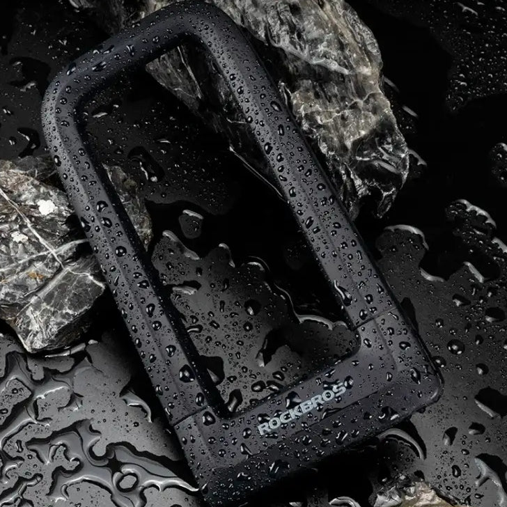 Silicone U-Shaped Anti-Theft Lock for Bicycle, Motorcycle & E-Bikes