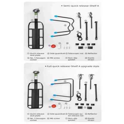 Aluminum Alloy MTB Bicycle Rear Rack