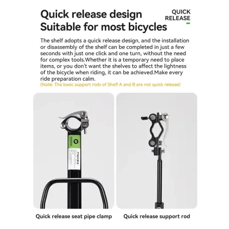 Aluminum Alloy MTB Bicycle Rear Rack