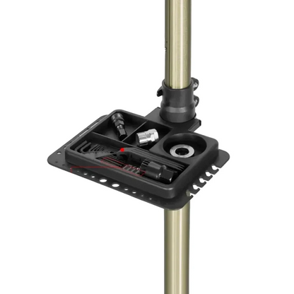 Adjustable Foldable Bicycle Repair Stand with Tool Tray