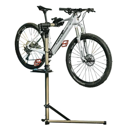 Adjustable Foldable Bicycle Repair Stand with Tool Tray