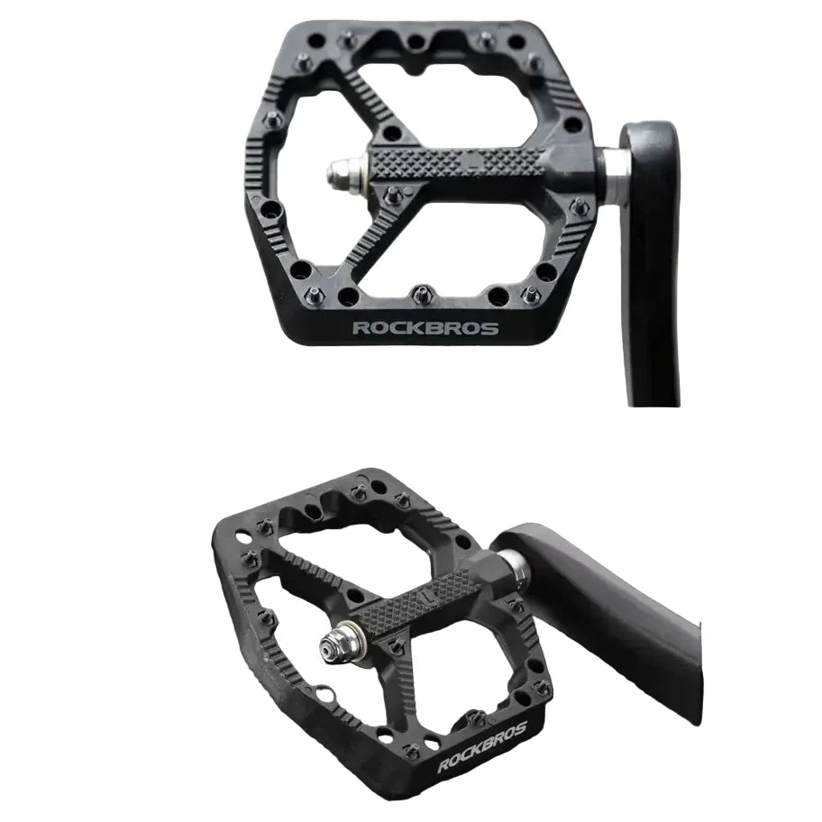 Ultralight Nylon MTB Bike Pedals, Sealed Bearings, Wide Non-Slip Platform