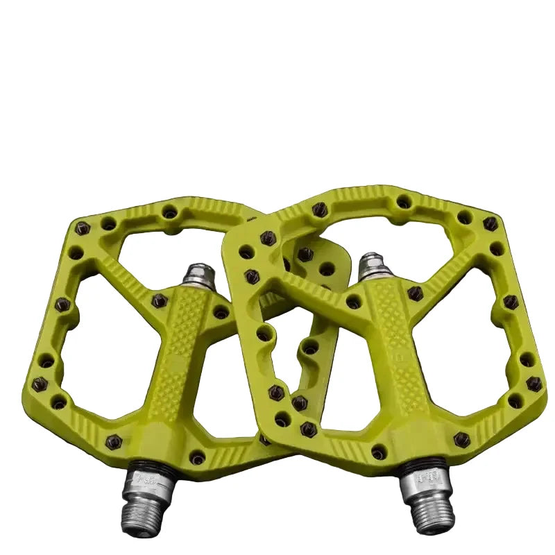 Ultralight Nylon MTB Bike Pedals, Sealed Bearings, Wide Non-Slip Platform
