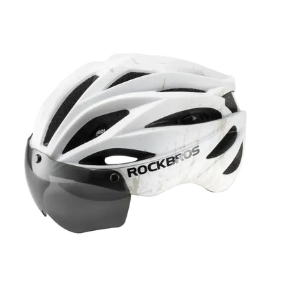Adjustable Cycling Helmet 58–62cm with Integrated Magnetic Goggles