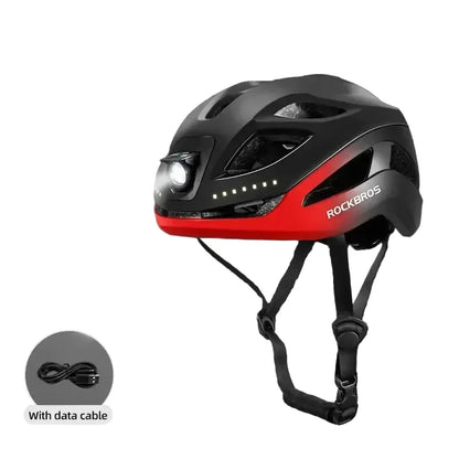 Cycling Helmet with Rechargeable Type-C LED Light