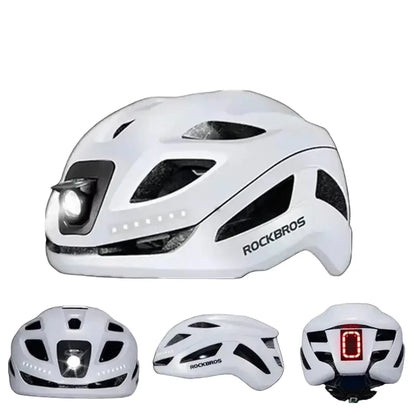 Cycling Helmet with Rechargeable Type-C LED Light