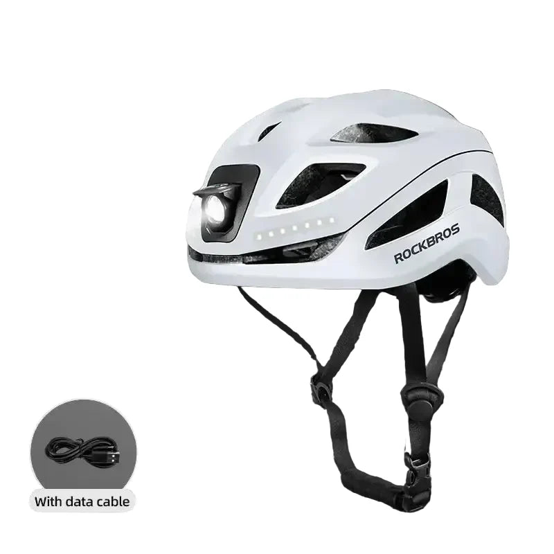 Cycling Helmet with Rechargeable Type-C LED Light