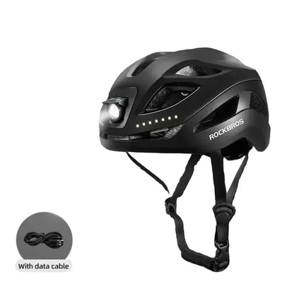 Cycling Helmet with Rechargeable Type-C LED Light