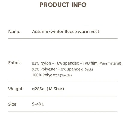Winter Cycling Vest, Windproof