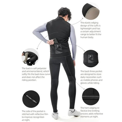 Winter Cycling Vest, Windproof