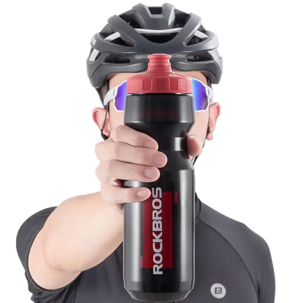 Cycling Water Bottle & Integrated Bottle Holder Set (750ml)