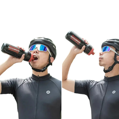 Cycling Water Bottle & Integrated Bottle Holder Set (750ml)