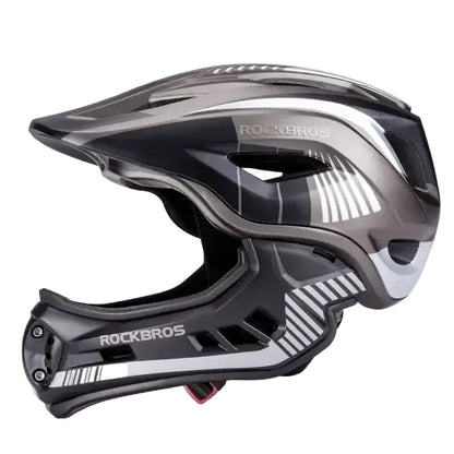 Kids Full-Face Downhill Bike Helmet, Anti-Sweat with 12 Ventilation Openings
