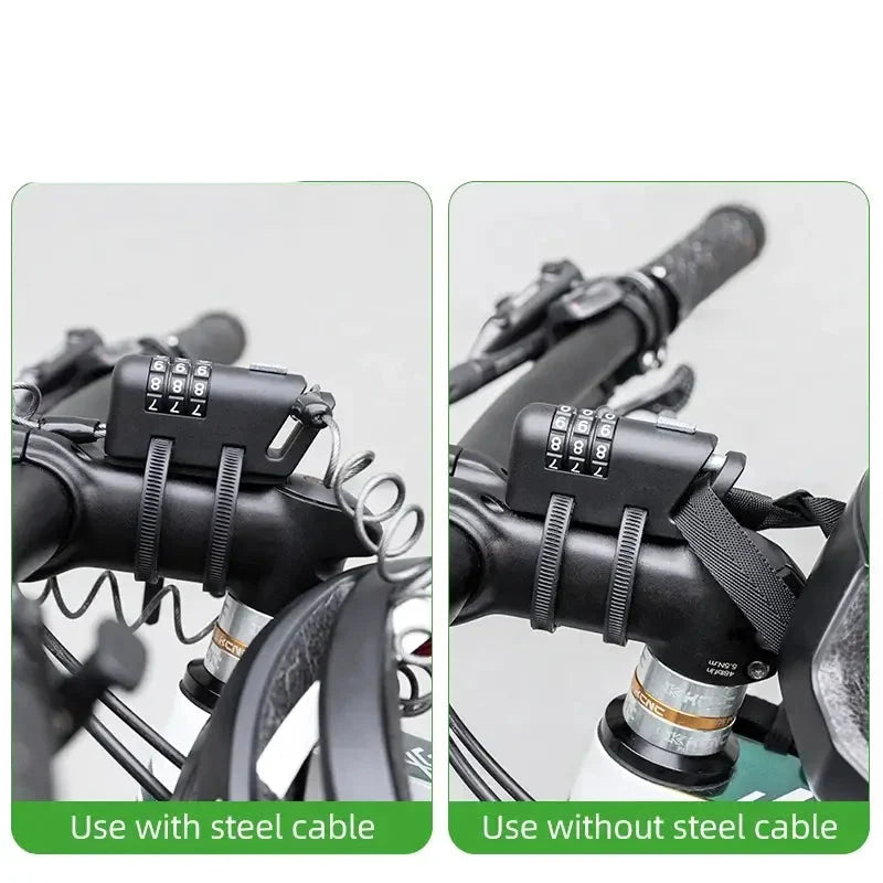 Rockbros Mini 3-Digit Combination Anti-Theft Lock for Bicycle