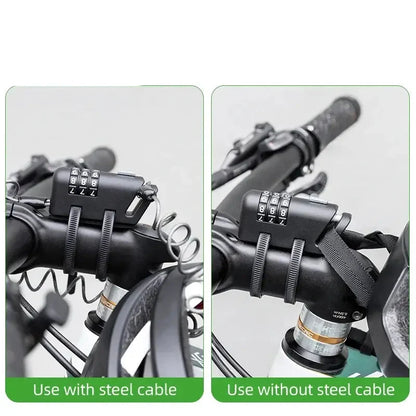Rockbros Mini 3-Digit Combination Anti-Theft Lock for Bicycle