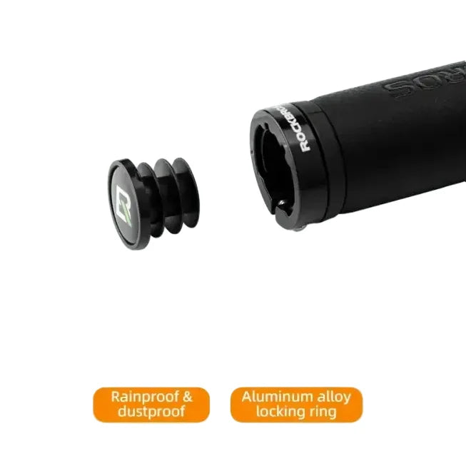 Leather & Silicone MTB Bicycle Grips