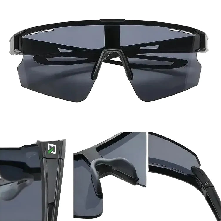 UV400 Cycling, Wide-Vision Sports Sunglasses
