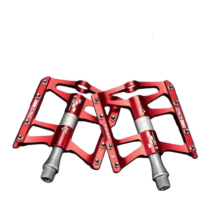 Rockbros Ultralight Aluminum Alloy MTB Pedals, 4-Bearing Flat Platform