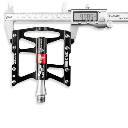 Rockbros Ultralight Aluminum Alloy MTB Pedals, 4-Bearing Flat Platform