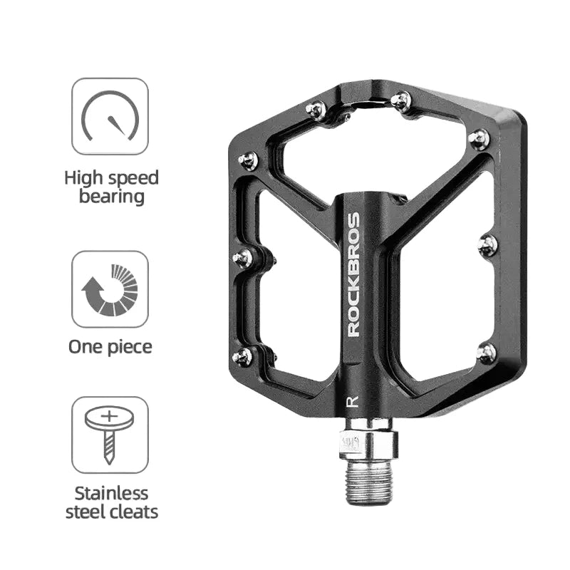 Rockbros Ultralight Aluminum Alloy MTB Pedals, Sealed Bearing