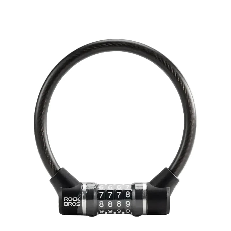 Rockbros 4-Digit Combination Steel Cable Bicycle Lock