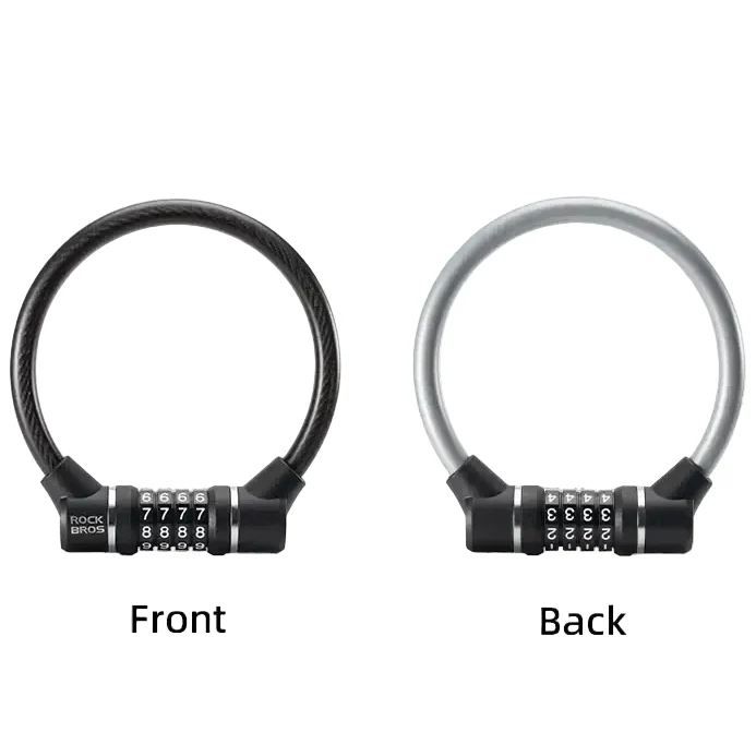 Rockbros 4-Digit Combination Steel Cable Bicycle Lock