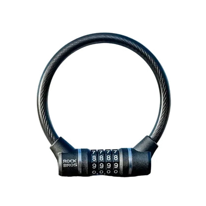Rockbros 4-Digit Combination Steel Cable Bicycle Lock