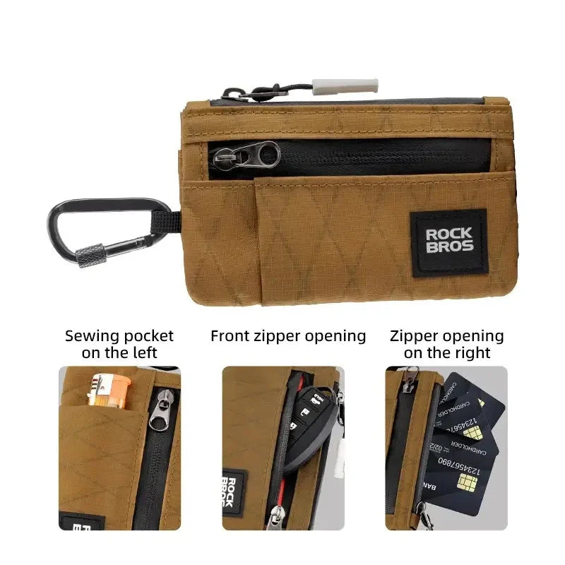 Ultra-Light Mini Card Wallet with Hang Lock