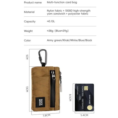Ultra-Light Mini Card Wallet with Hang Lock