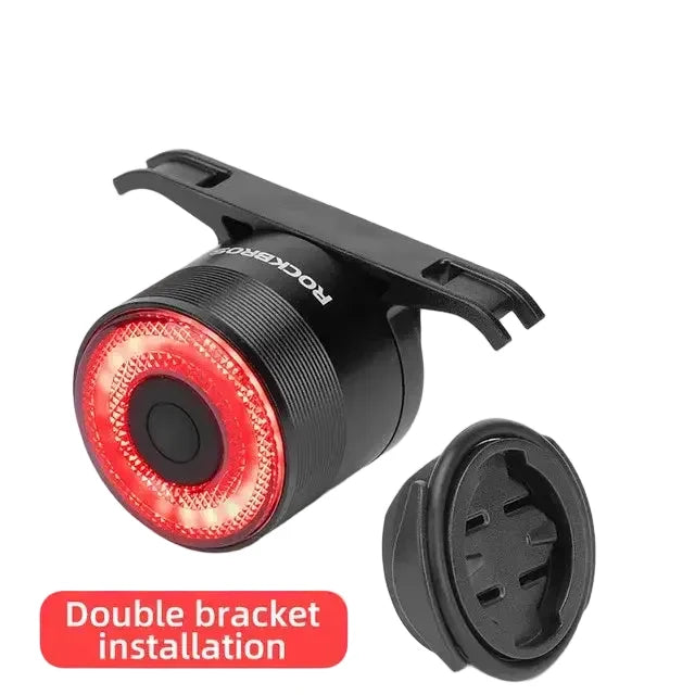 Smart Bicycle Rear Light with Auto Brake Sensing (IPX6 Waterproof)